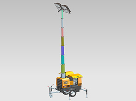 9KW Mobile light tower